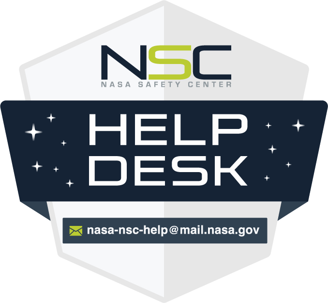 NASA Safety Center - Helpdesk